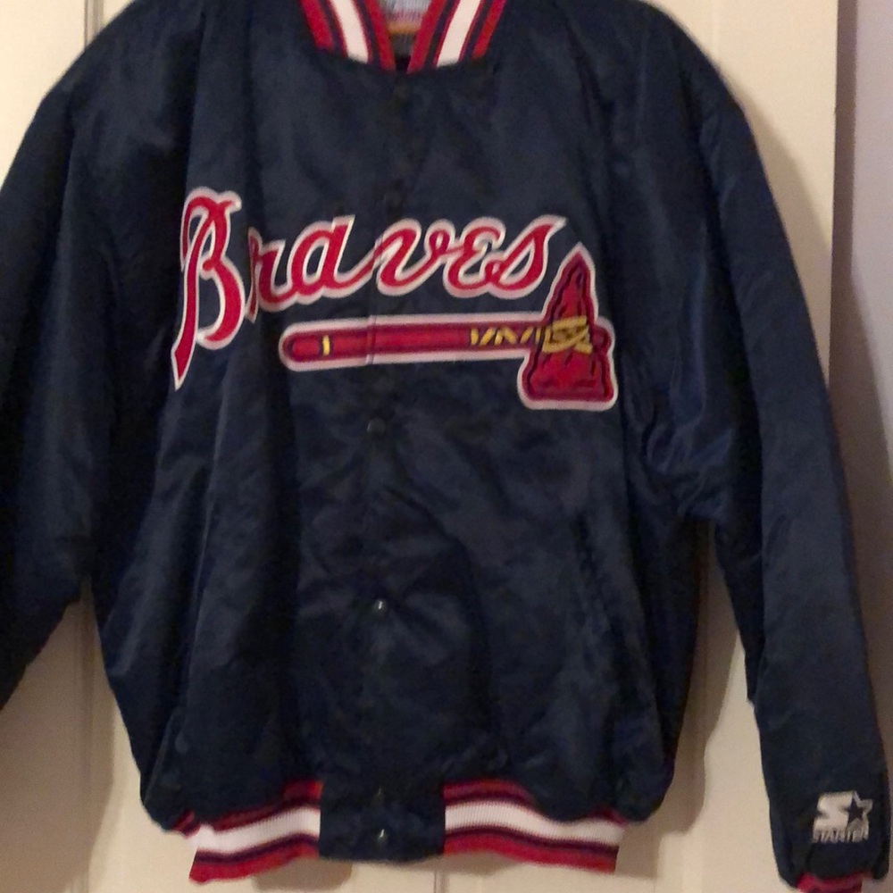 Vintage 90s Atlanta braves bomber jacket XL. Good used condition.